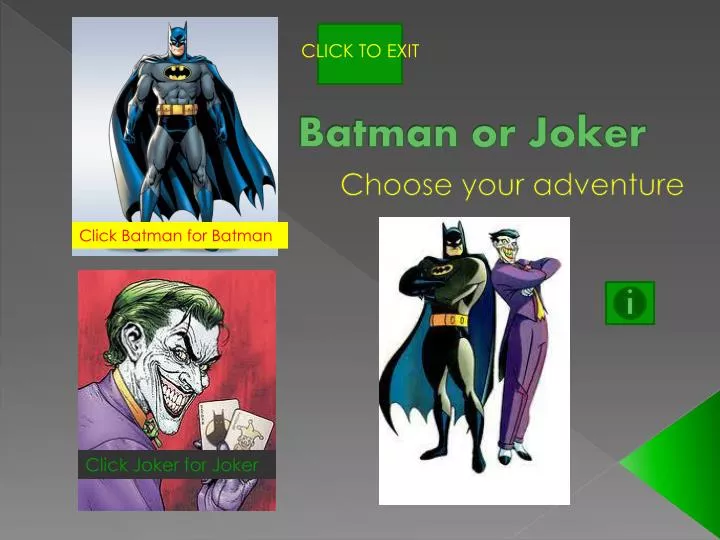 batman or joker