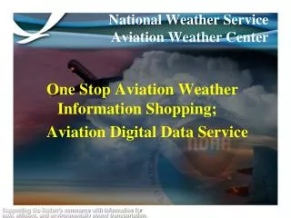 National Weather Service Aviation Weather Center