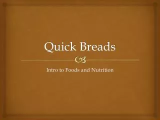 Quick Breads