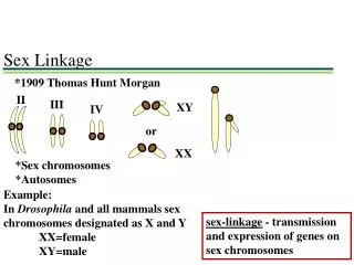 Sex Linkage