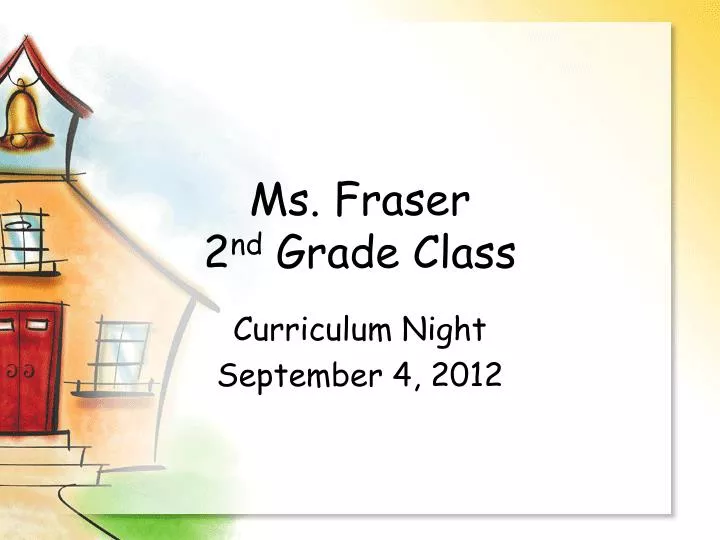 ms fraser 2 nd grade class