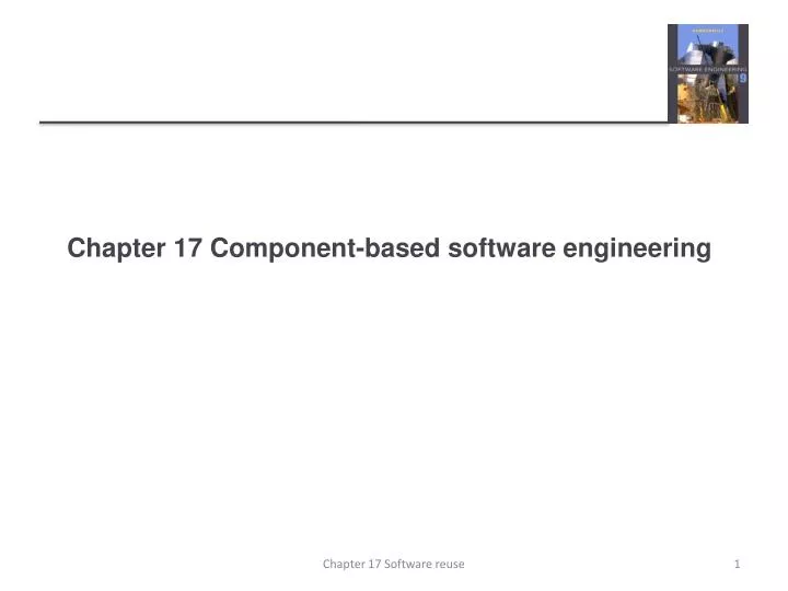 chapter 17 component based software engineering