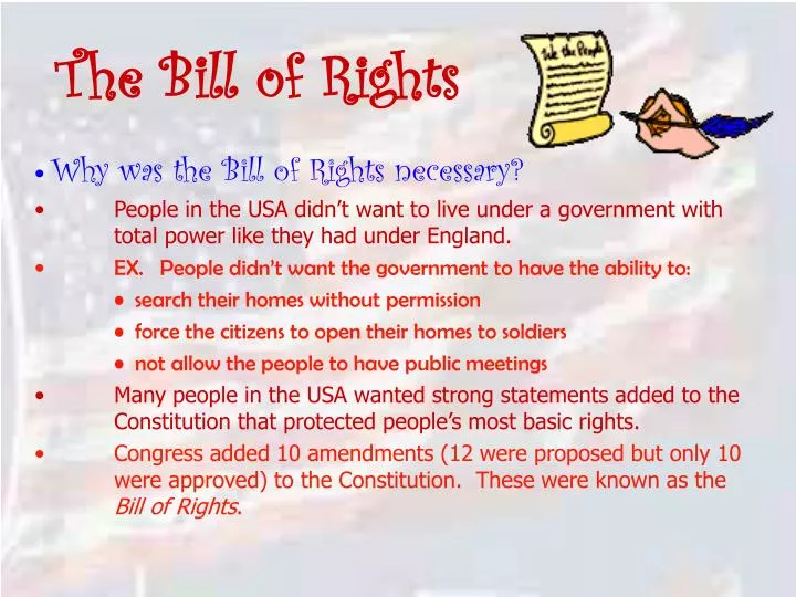 the bill of rights