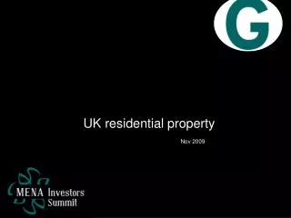 UK residential property Nov 2009