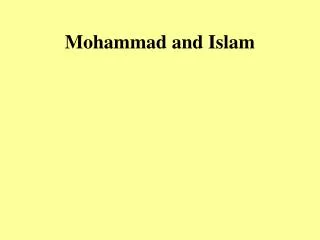 Mohammad and Islam