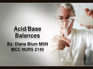 Acid/Base Balances