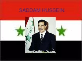 saddam hussein