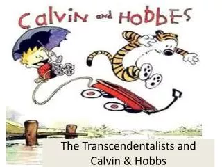 The Transcendentalists and Calvin &amp; Hobbs