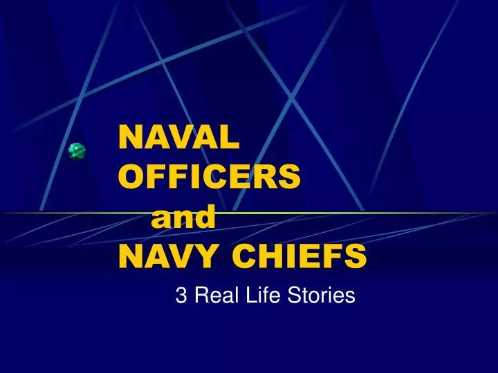 naval officers and navy chiefs