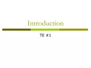 introduction