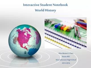 Interactive Student Notebook World History