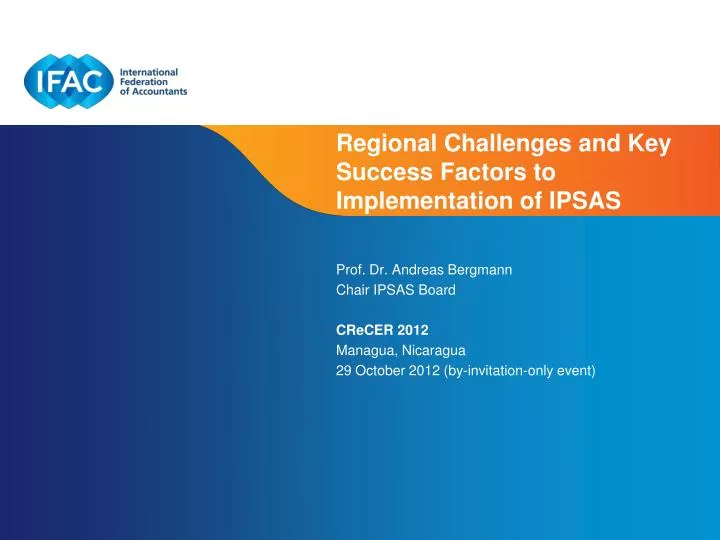 regional challenges and key success factors to implementation of ipsas