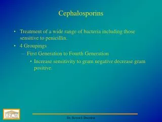 Cephalosporins