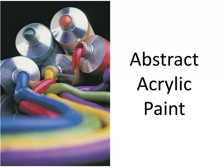 abstract acrylic paint