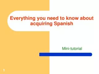 Everything you need to know about acquiring Spanish