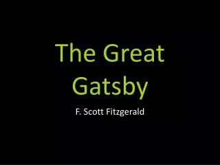 the great gatsby