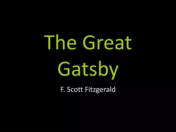 the great gatsby