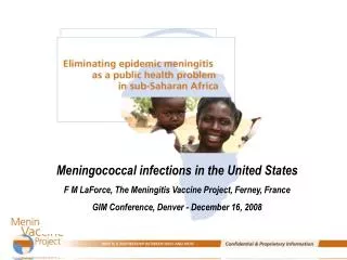 Meningococcal infections in the United States