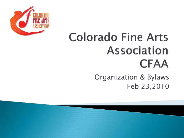 colorado fine arts association cfaa