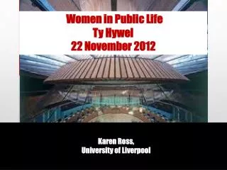 Karen Ross, University of Liverpool