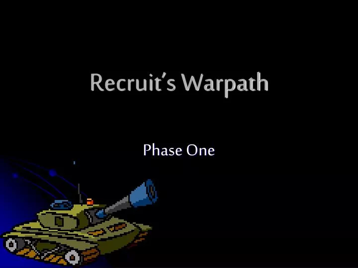 recruit s warpath