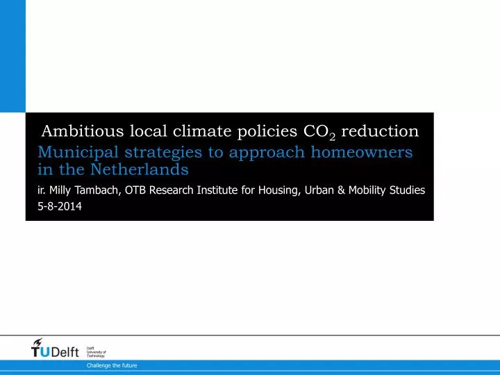 ambitious local climate policies co 2 reduction