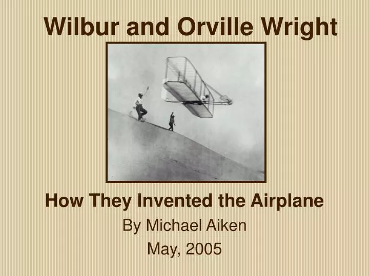 wilbur and orville wright