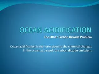 PPT - Ocean Acidification PowerPoint Presentation, free download - ID ...