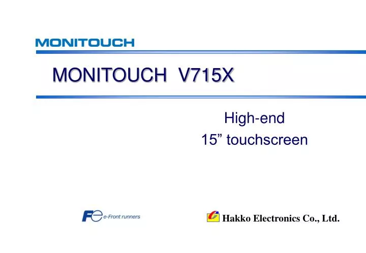 monitouch v715x