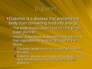 diabetes