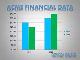 ACME Financial Data