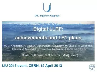 Digital LLRF: achievements and LS1 plans
