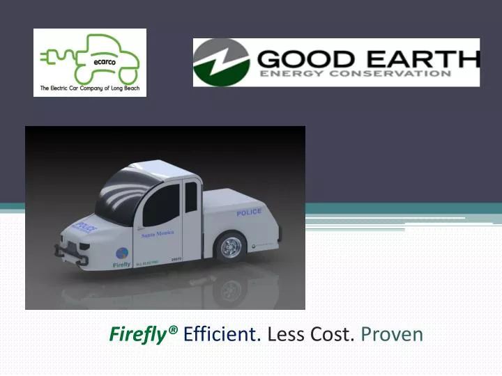 firefly efficient less cost proven