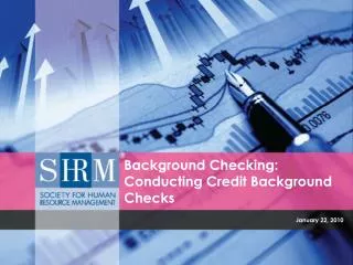 Background Checking: Conducting Credit Background Checks
