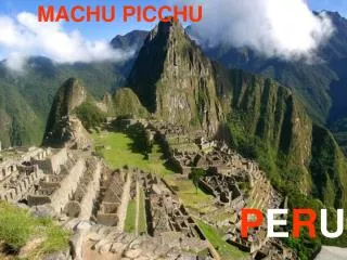 machu picchu