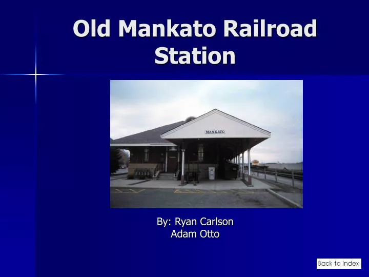 old mankato railroad station