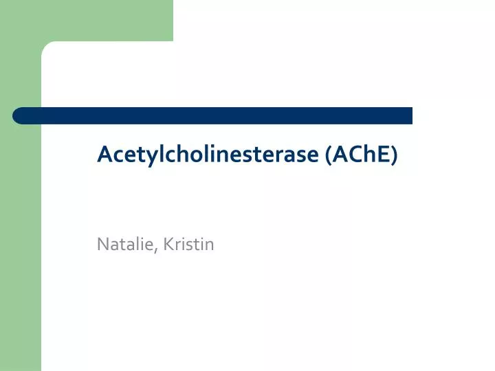 acetylcholinesterase ache