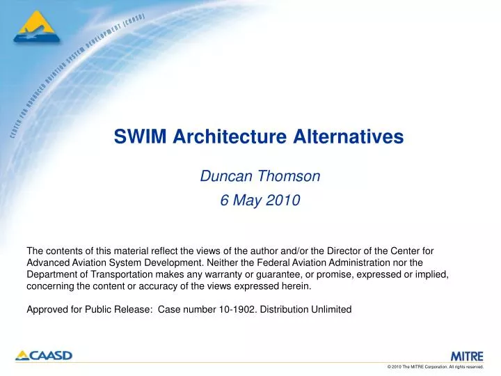 swim architecture alternatives