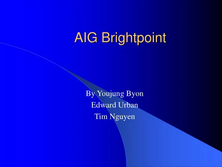 aig brightpoint