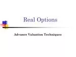 Real Options - slide 1