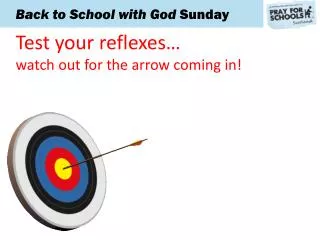 Back to School with God Sunday