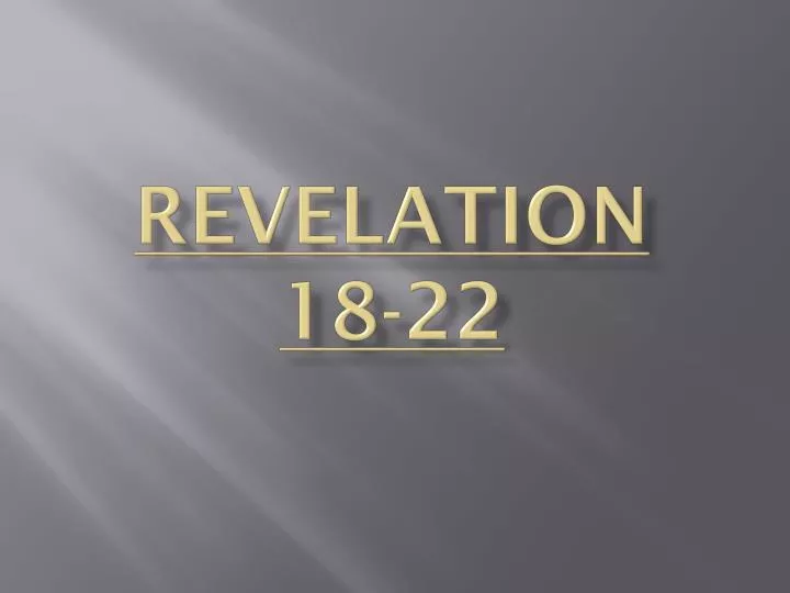 PPT - Revelation Song PowerPoint Presentation, free download - ID