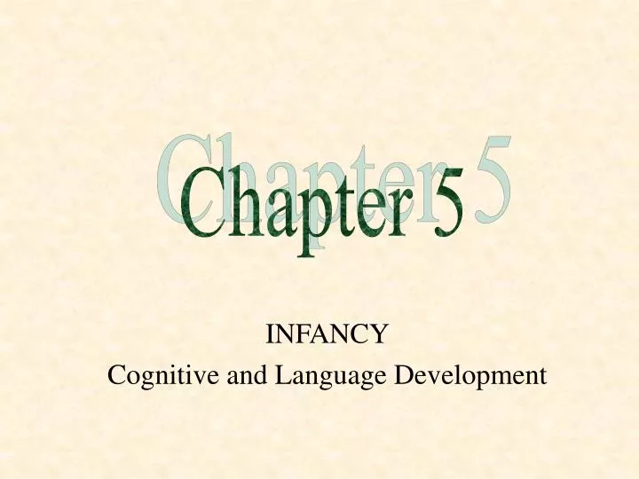 infancy cognitive and language development