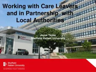 Working with Care Leavers and in Partnership with Local Authorities