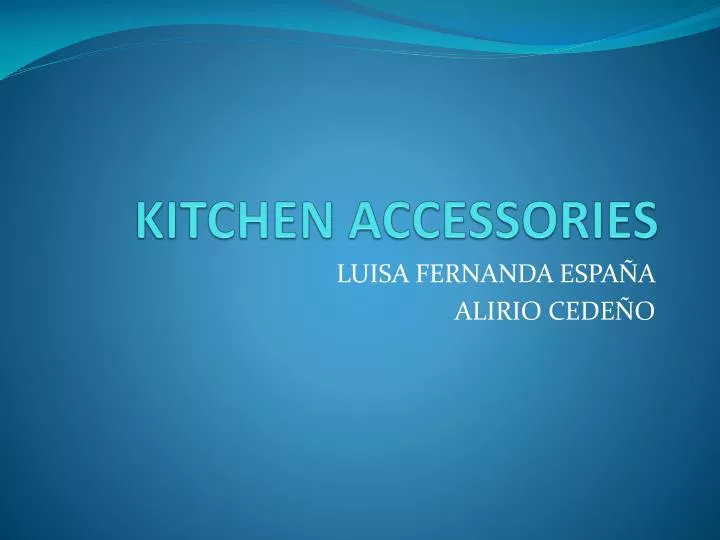 kitchen accessories