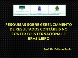 pesquisas sobre gerenciamento de resultados cont beis no contexto internacional e brasileiro