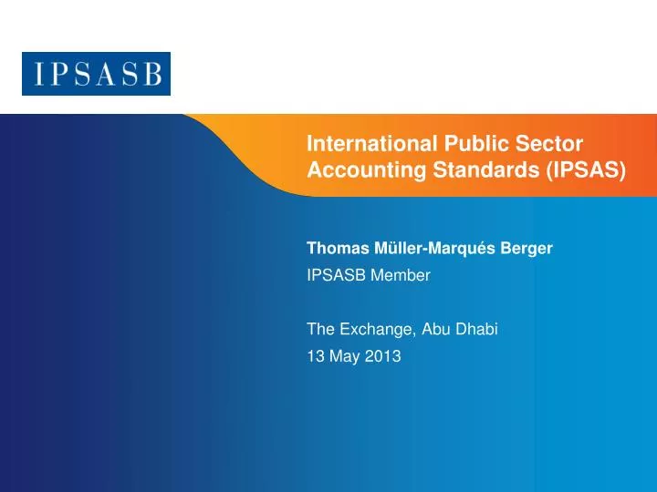 international public sector accounting standards ipsas