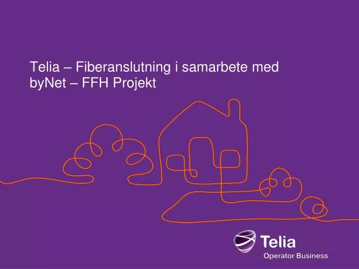 telia fiberanslutning i samarbete med bynet ffh projekt