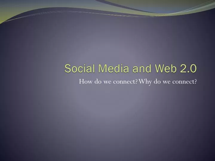 social media and web 2 0