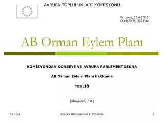 ab orman eylem plan